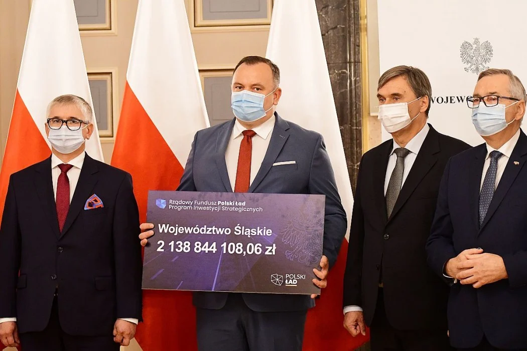 Ponad 2,1 mld zł dla województwa śląskiego w ramach Polskiego Ładu
