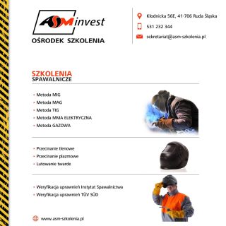 ASM-INVEST Ośrodek Szkolenia Spawania