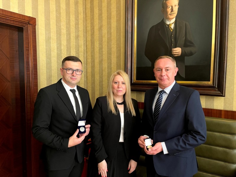 Odznaka Honorowa dla siemianowickiego Powiatowego Urzędu Pracy