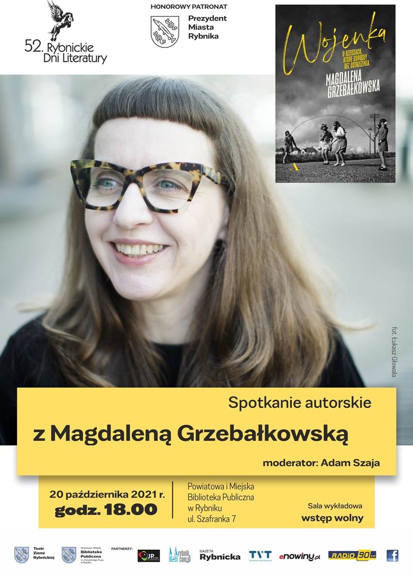 Spotkanie z Magdaleną Grzebałkowską w ramach Rybnickich Dni Literatury