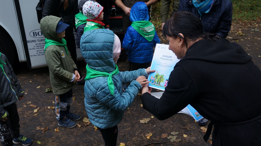 Przedszkolaki z Rybnika sadziły drzewa