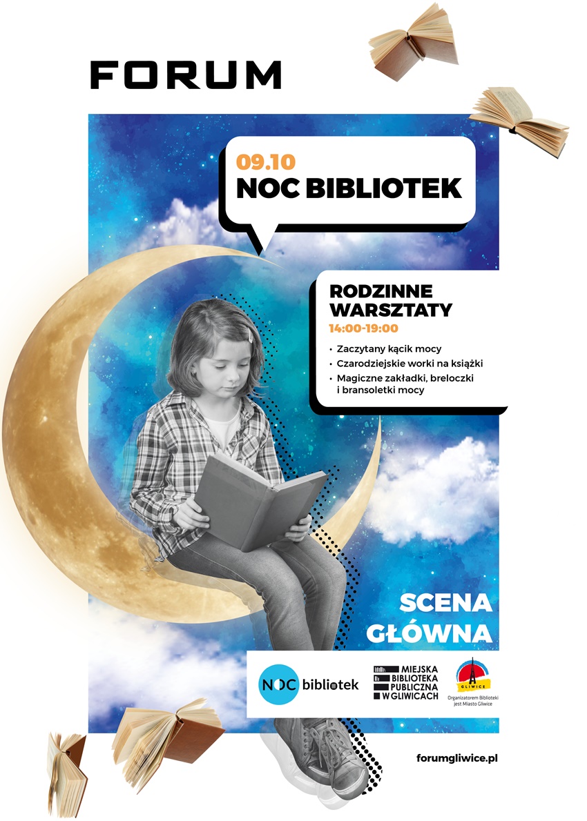 Noc Bibliotek 2021 - Czytanie wzmacnia