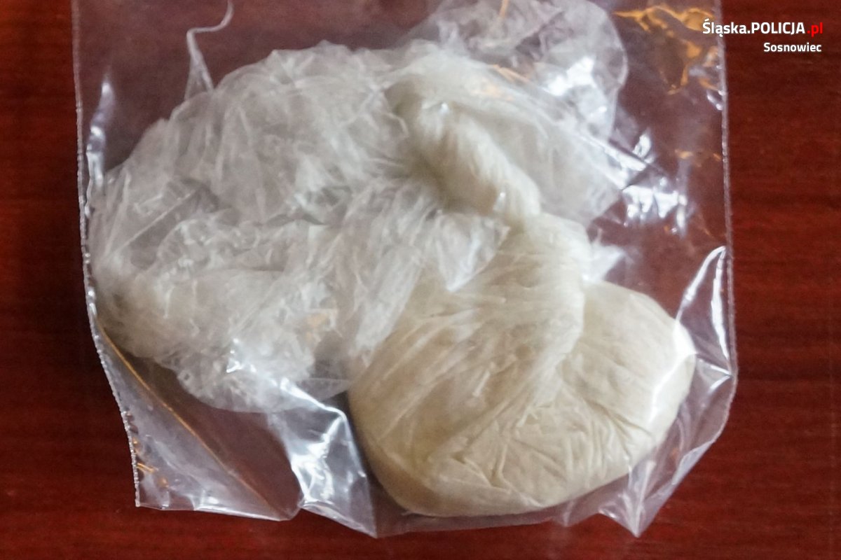 Sosnowieccy wywiadowcy zatrzymali mężczyznę z 1,2 kg amfetaminy