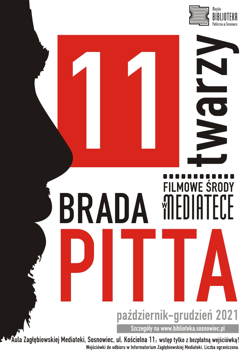 11 twarzy Brada Pitta - Filmowe środy w Mediatece
