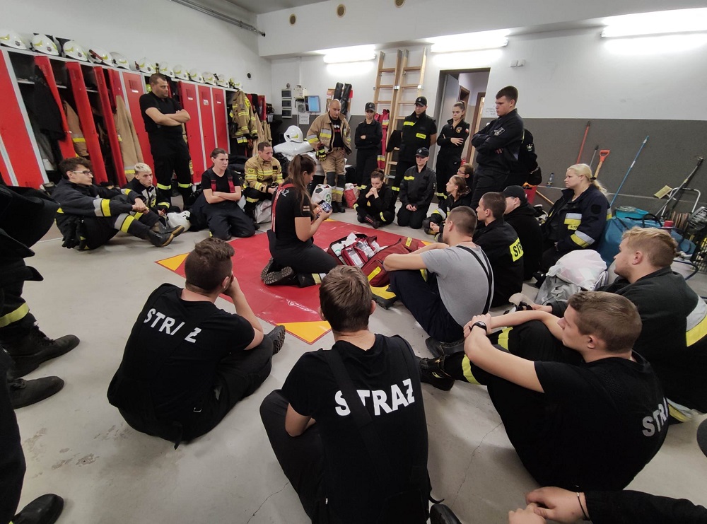 Szkolenie podstawowe dla mikołowskich strażaków ratowników OSP