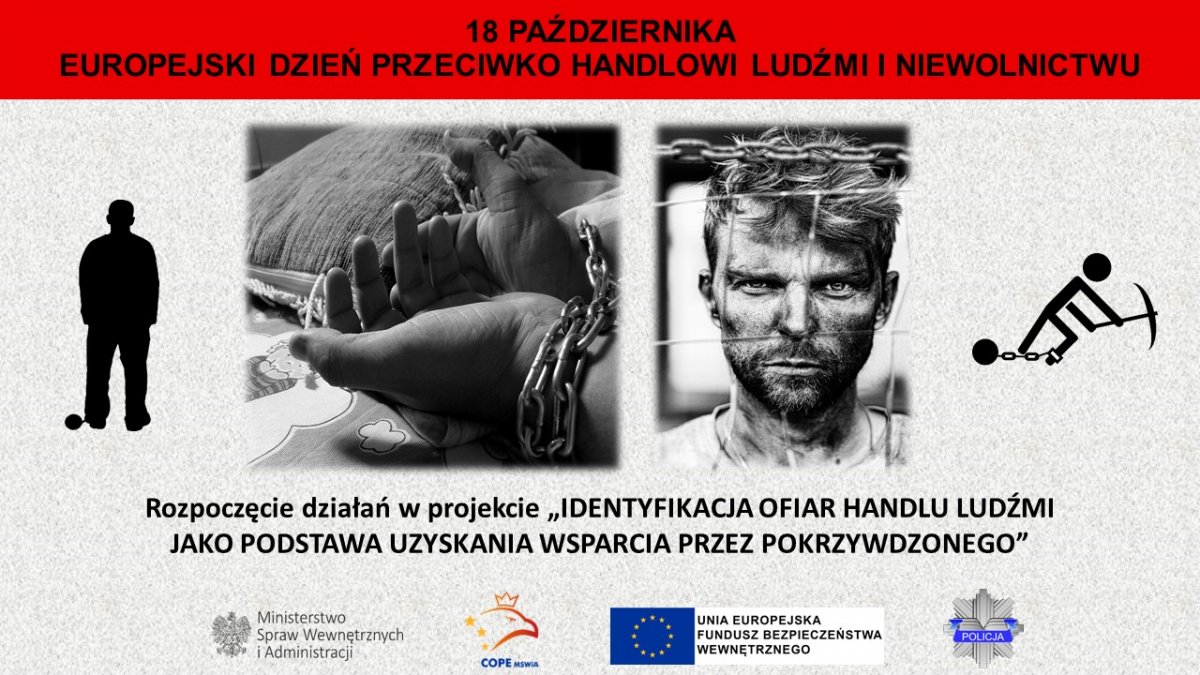 18 października - Europejski Dzień przeciwko Handlowi Ludźmi i Niewolnictwu
