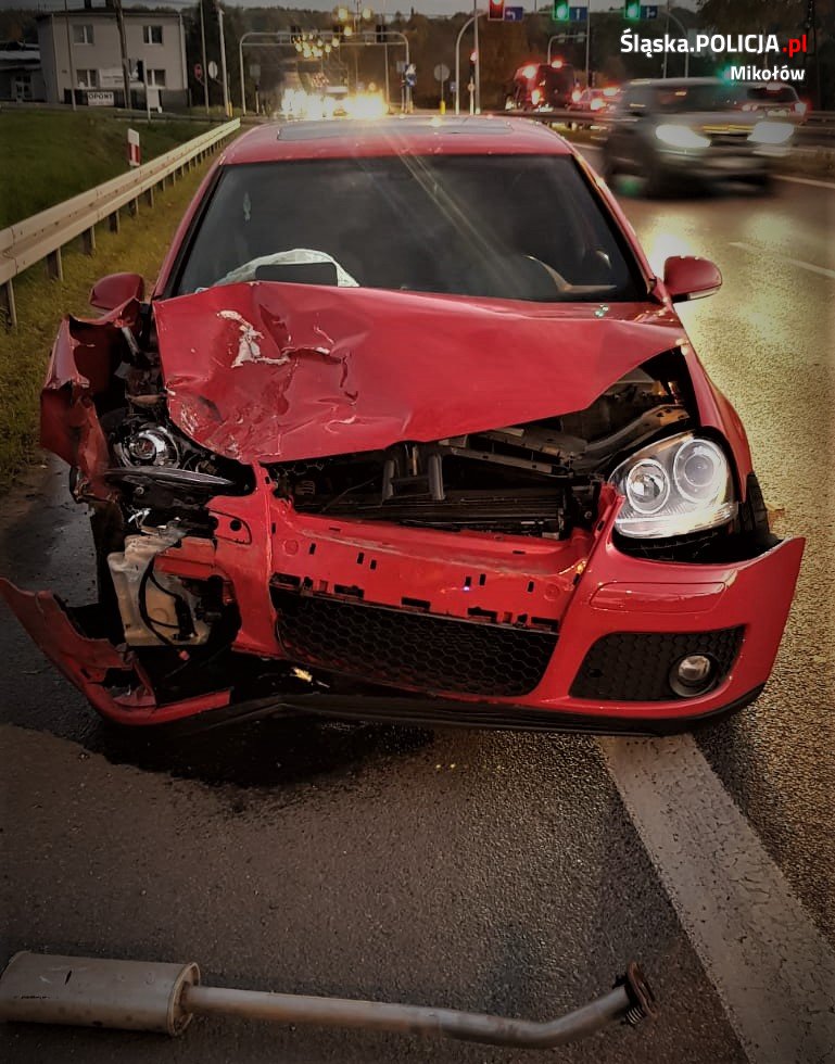 Poważna kolizja na ulicy Podleskiej