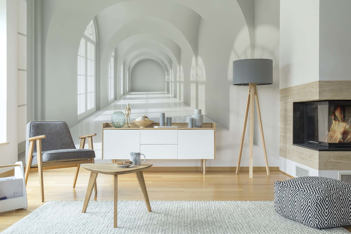 Fototapeta 3D w salonie - aranżacje nie tylko dla odważnych