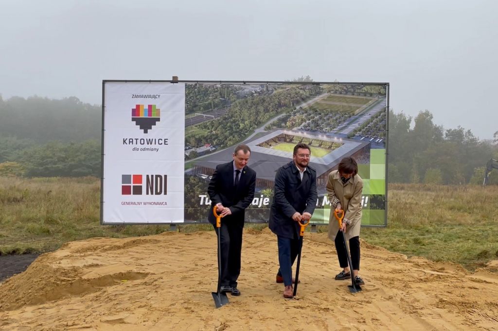 Rozpoczyna się budowa nowego stadionu miejskiego w Katowicach