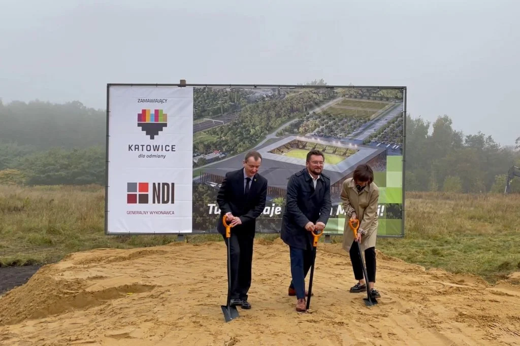 Rozpoczyna się budowa nowego stadionu miejskiego w Katowicach