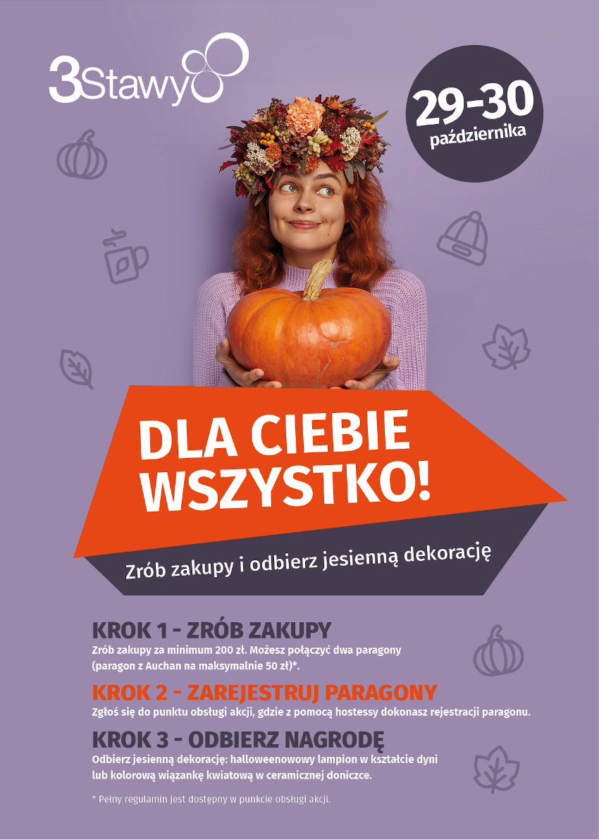 Jesienne dekorowanie wnętrz z CH 3 Stawy