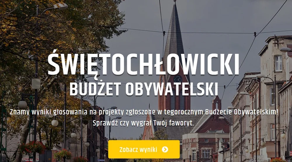 Budżet Obywatelski 2022 w Świętochłowicach. Znamy wyniki głosowania!