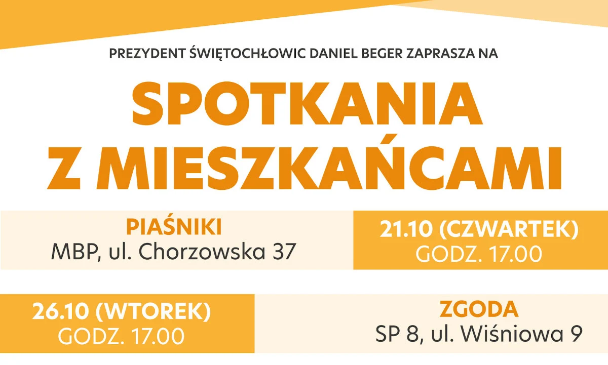 Spotkania z mieszkańcami - Jesień 2021