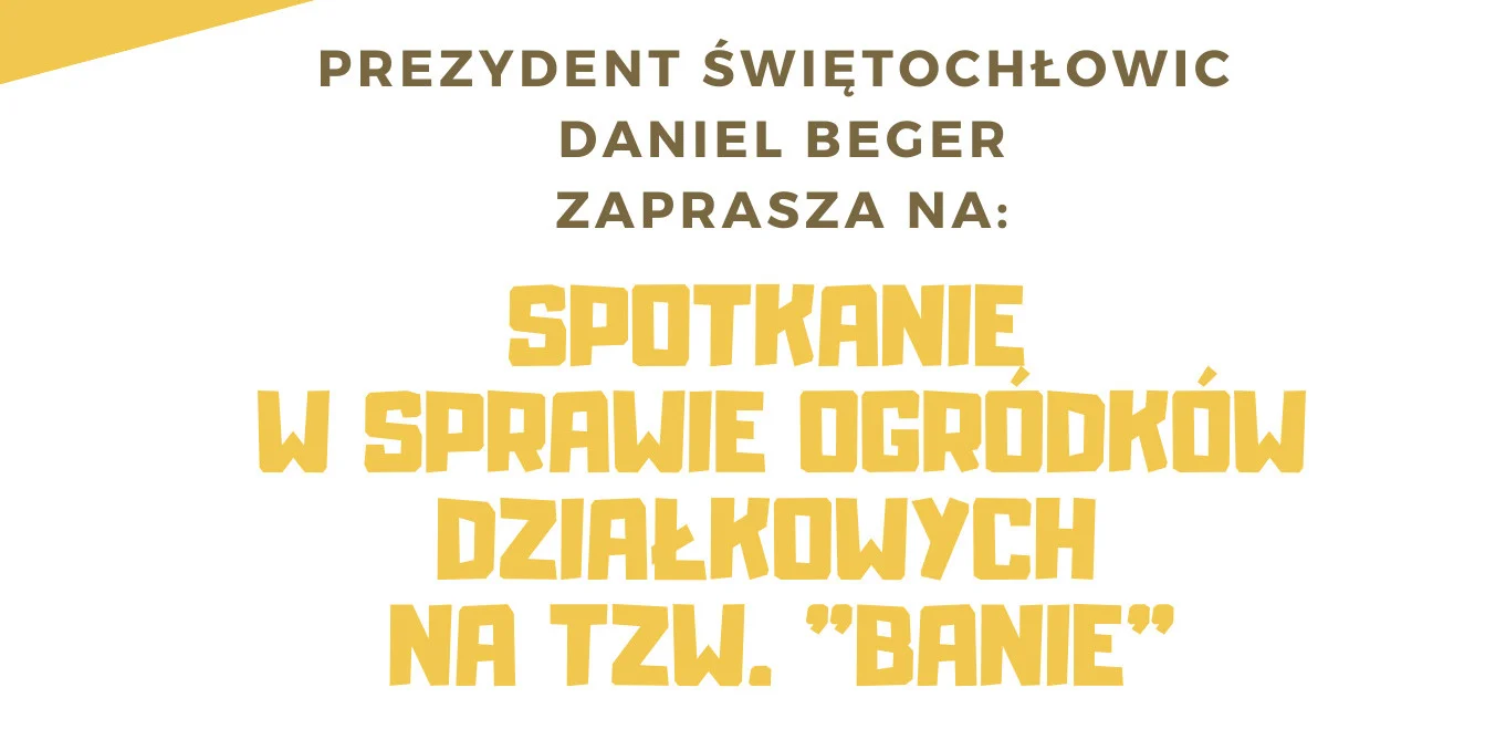 Spotkanie ws. ogródków działkowych