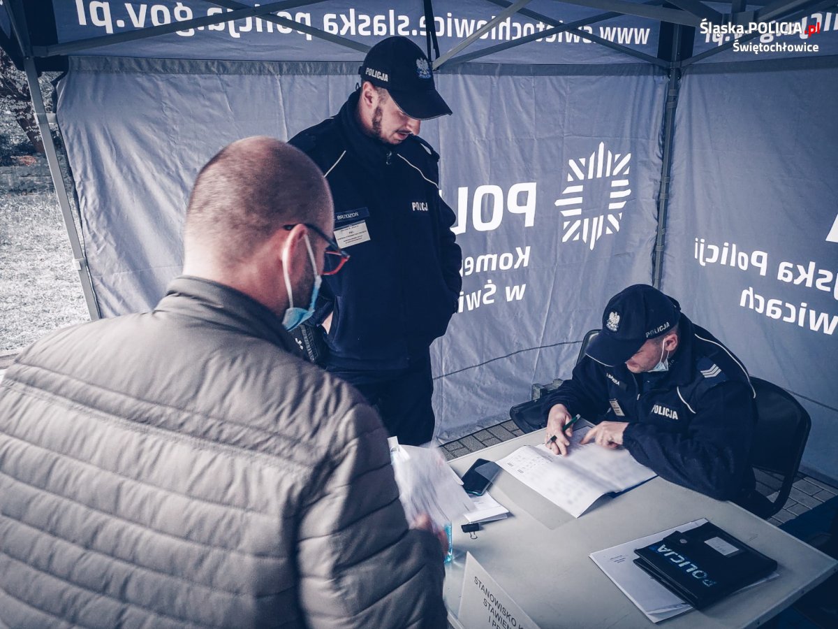 Ćwiczenia pod kryptonimem "Egida-21" w świętochłowickiej komendzie