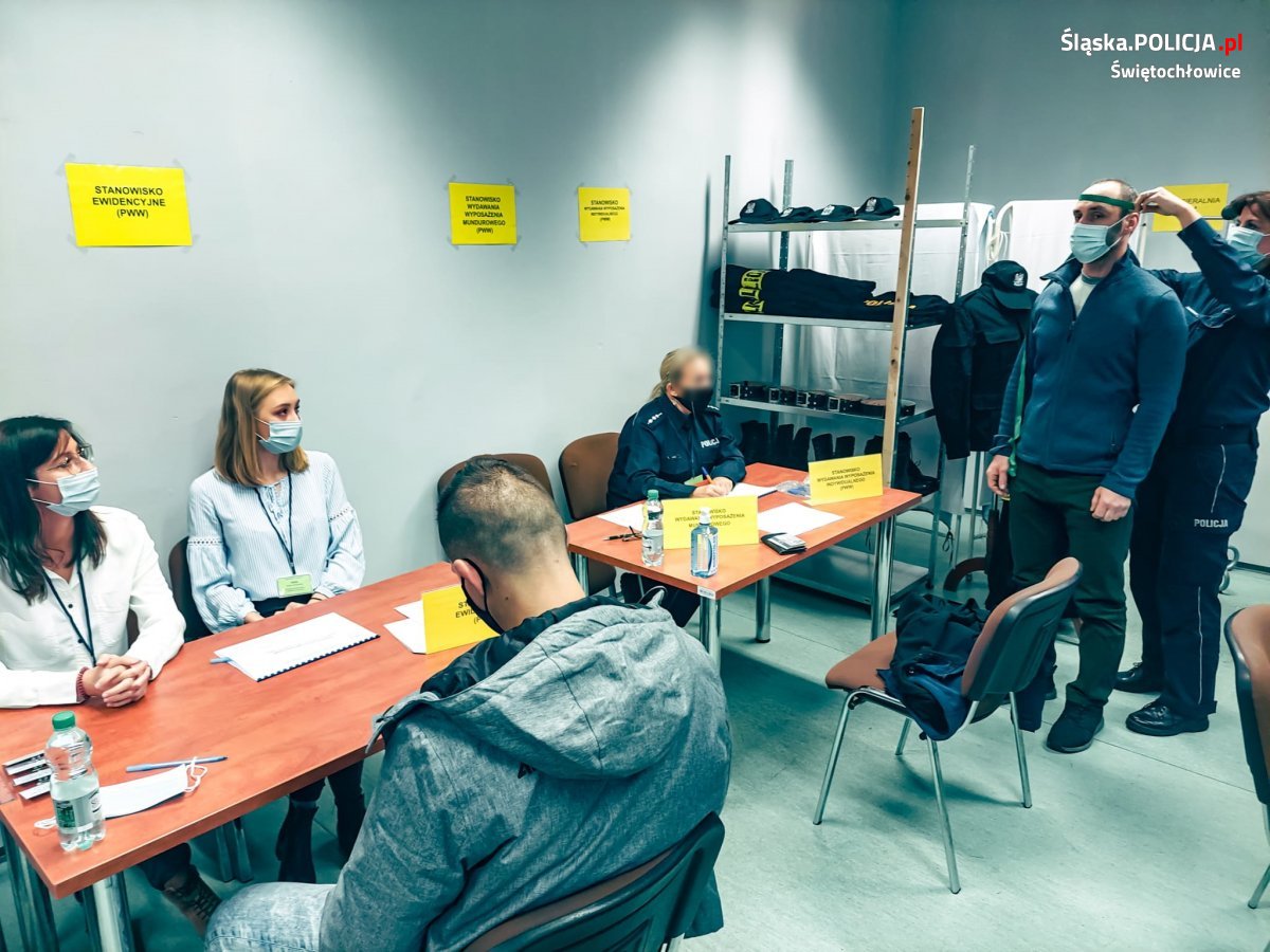 Ćwiczenia pod kryptonimem "Egida-21" w świętochłowickiej komendzie