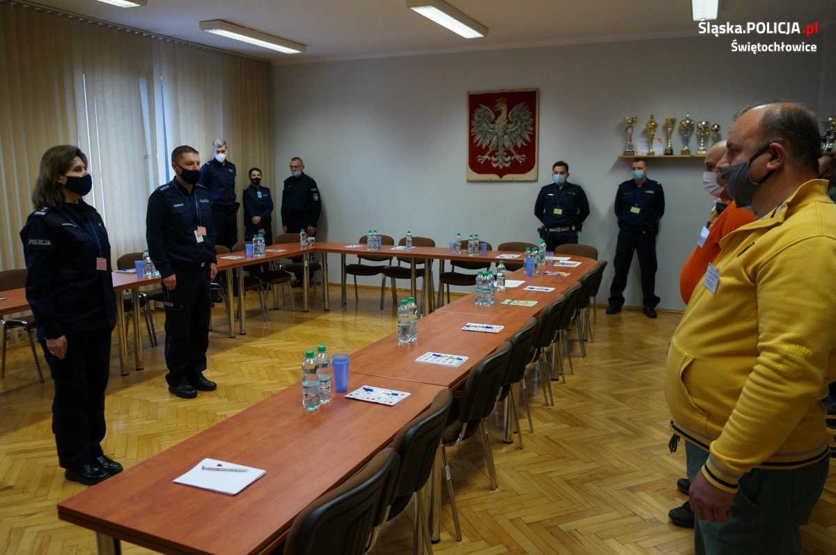 Ćwiczenia pod kryptonimem "Egida-21" w świętochłowickiej komendzie