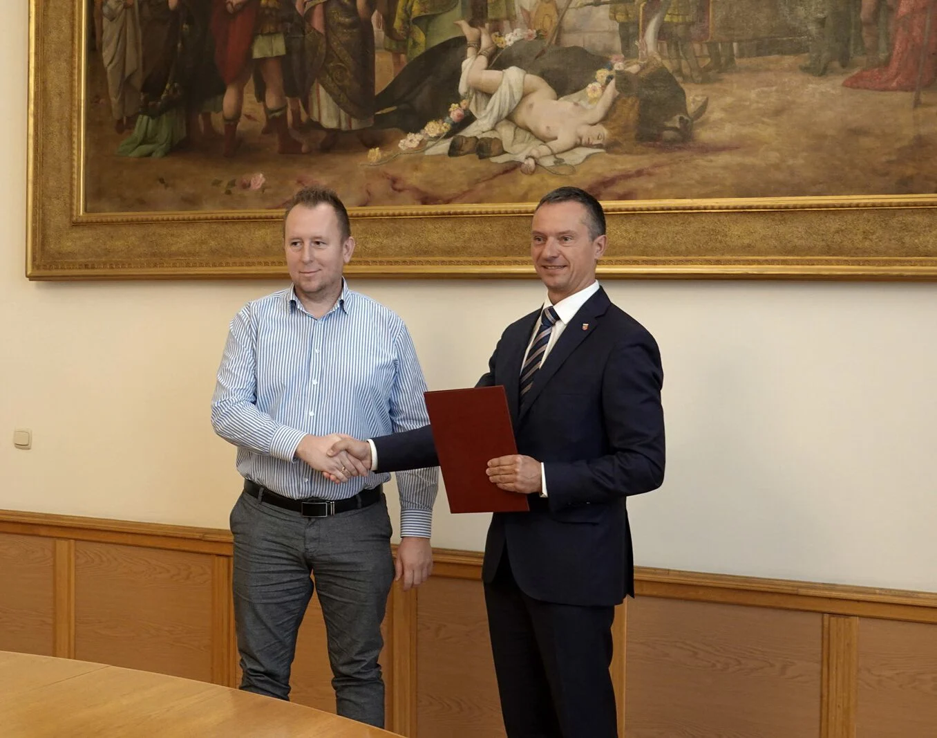 Podpisanie umowy na rozbudowę ul. Zielonej