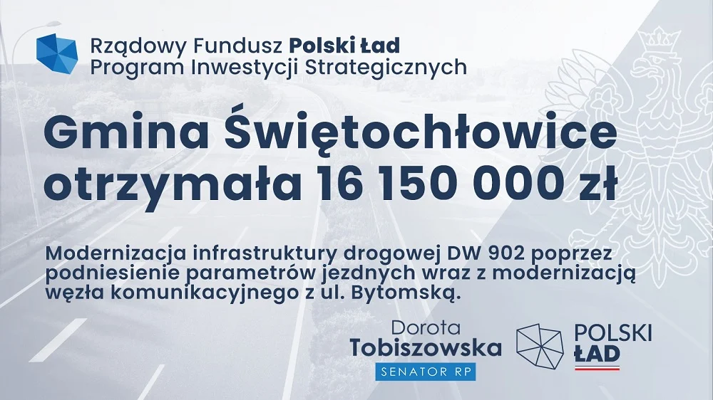 Kolejne rządowe dofinansowanie trafi do Świętochłowic. To ponad 20 mln złotych