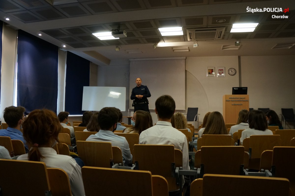 Z licealistami o bezpieczeństwie