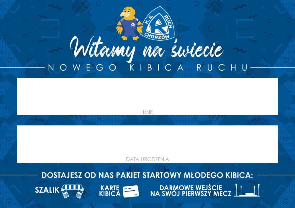 Chorzowska porodówka rozdaje noworodkom zestawy kibica Ruchu Chorzów!