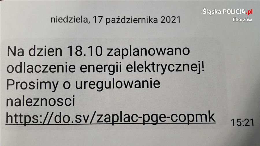 Policja ostrzega przed oszustwami za pomocą sms-ów
