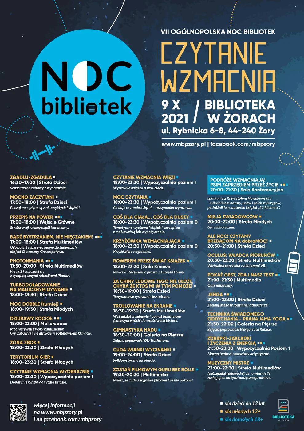 VII Ogólnopolska Noc Bibliotek w Żorach