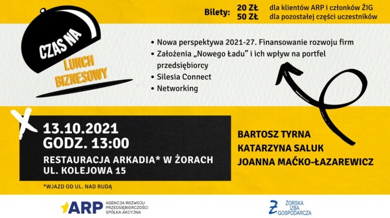 Trwa rejestracja chętnych na Lunch Biznesowy. Ostatnie wolne miejsca!