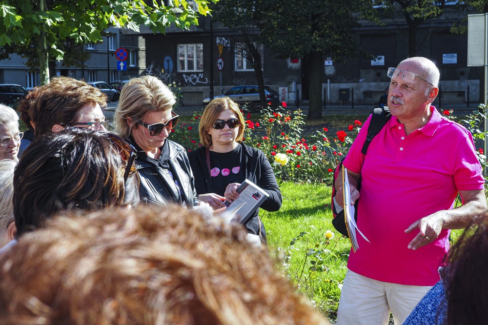 Tomasz Zubilewicz oprowadzał po Zabrzu