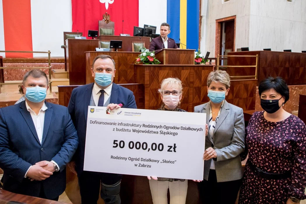 Cztery Rodzinne Ogrody Działkowe z Zabrza otrzymały dofinansowanie!