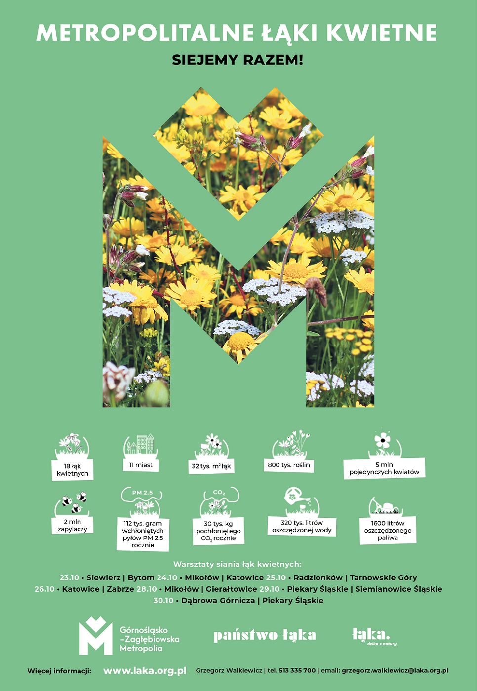 W Zabrzu zasieją Metropolitarną Łąkę Kwietną