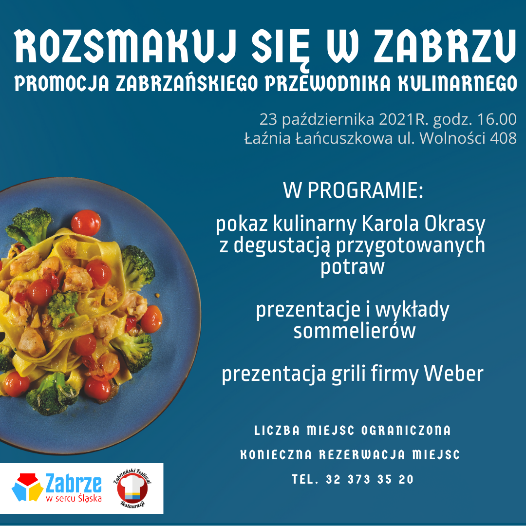 Rozsmakuj się w Zabrzu – wieczór promocyjny Zabrzańskiego Przewodnika Kulinarnego