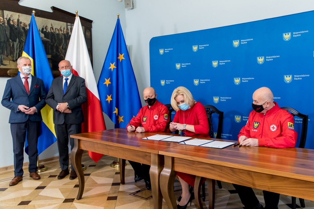 Województwo Śląskie podpisało list intencyjny ze Śląskim Oddziałem Polskiego Czerwonego Krzyża