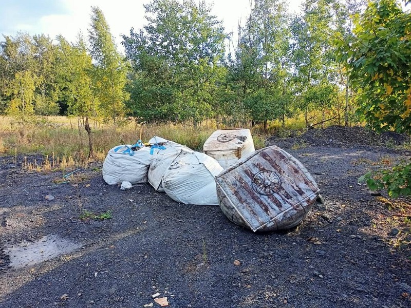 Nielegalne wysypiska to plaga Rudy Śląskiej. Kolejne powstało w Czarnym Lesie