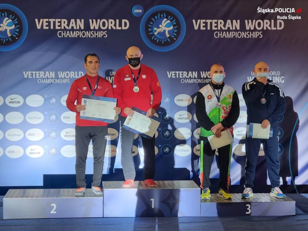 Policjant z Rudy Śląskiej Krzysztof Czerczak zdobył koleje zapaśnicze mistrzostwo świata!