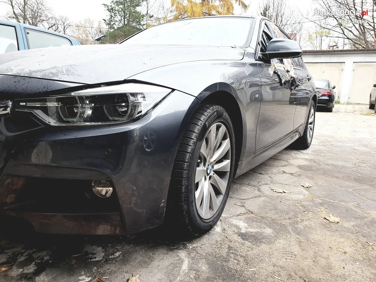 Rudzka policja odzyskała skradzione BMW. Złodziej zatrzymany na stacji benzynowej