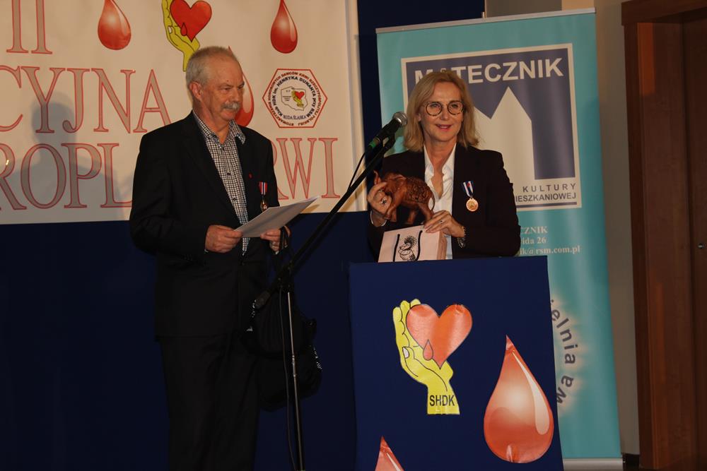 Krwiodawcy na medal Podsumowanie "Wakacyjnej Rudzkiej Kropli Krwi"