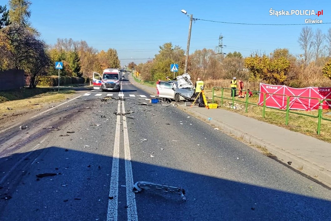 Tragiczny wypadek na ul. Poznańskiej w Pyskowicach