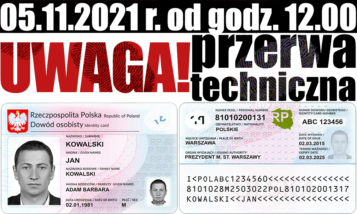 Uwaga! W piątek sprawy dowodowe tylko do południa