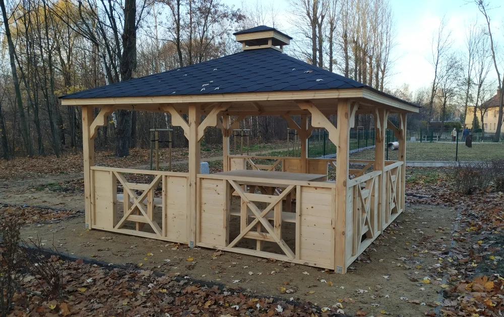 Trwa modernizacja parku w Brzezinach Śląskich