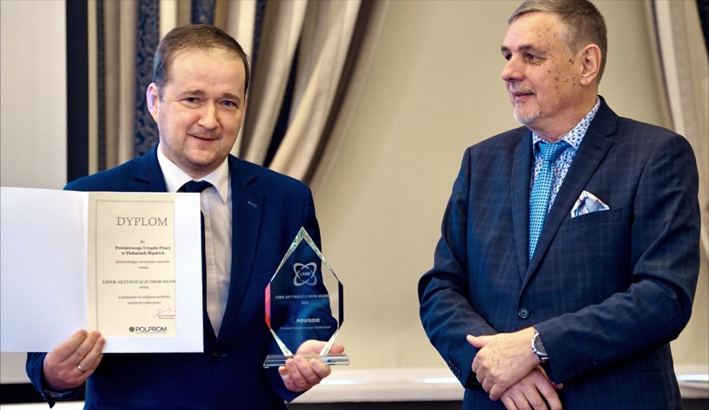 PUP z tytułem "Lider Aktywizacji Osób Młodych 2021"