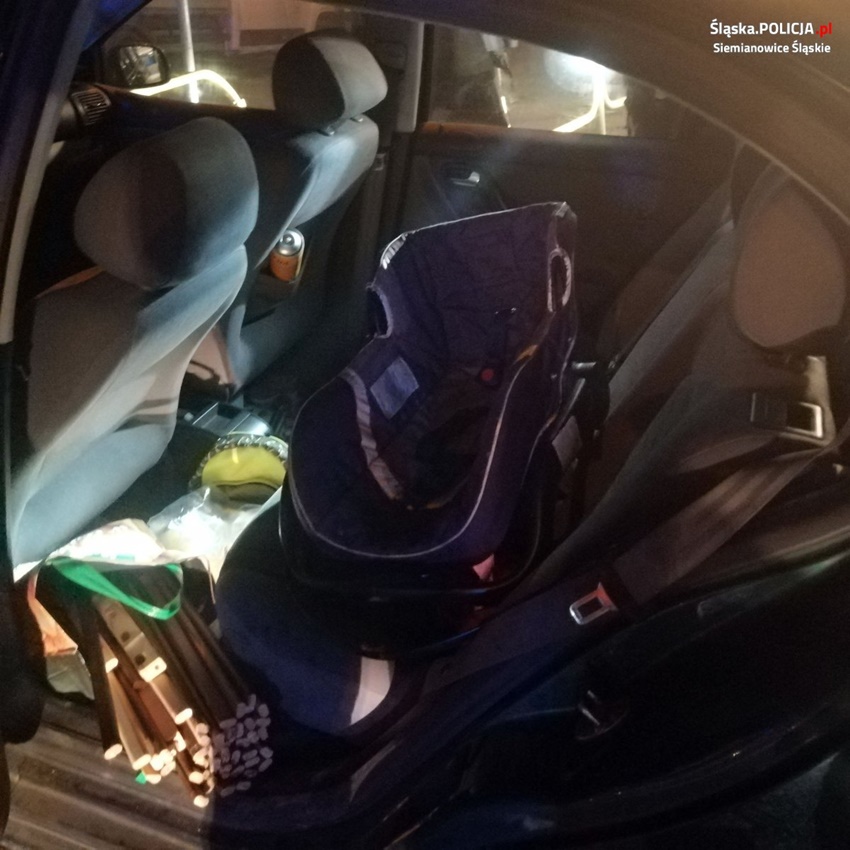 Pościg za osobówką, której kierowca nie zatrzymał się do kontroli