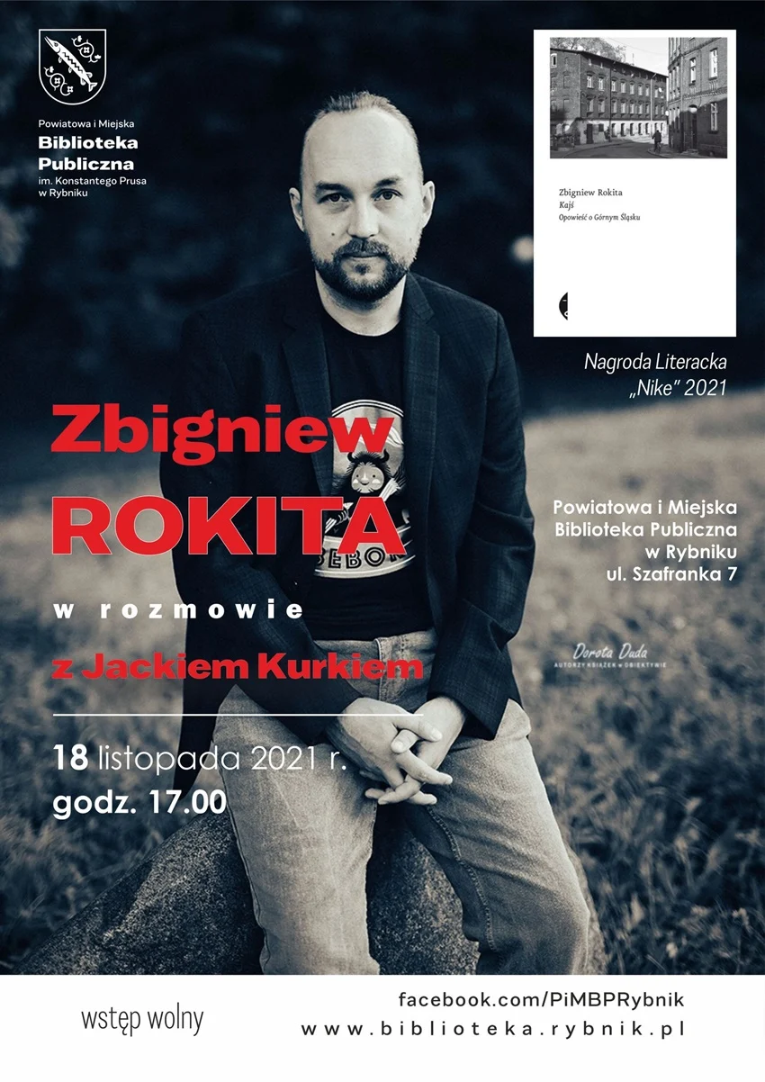 Spotkanie ze Zbigniewem Rokitą - laureatem Nagrody Literackiej "Nike" 2021