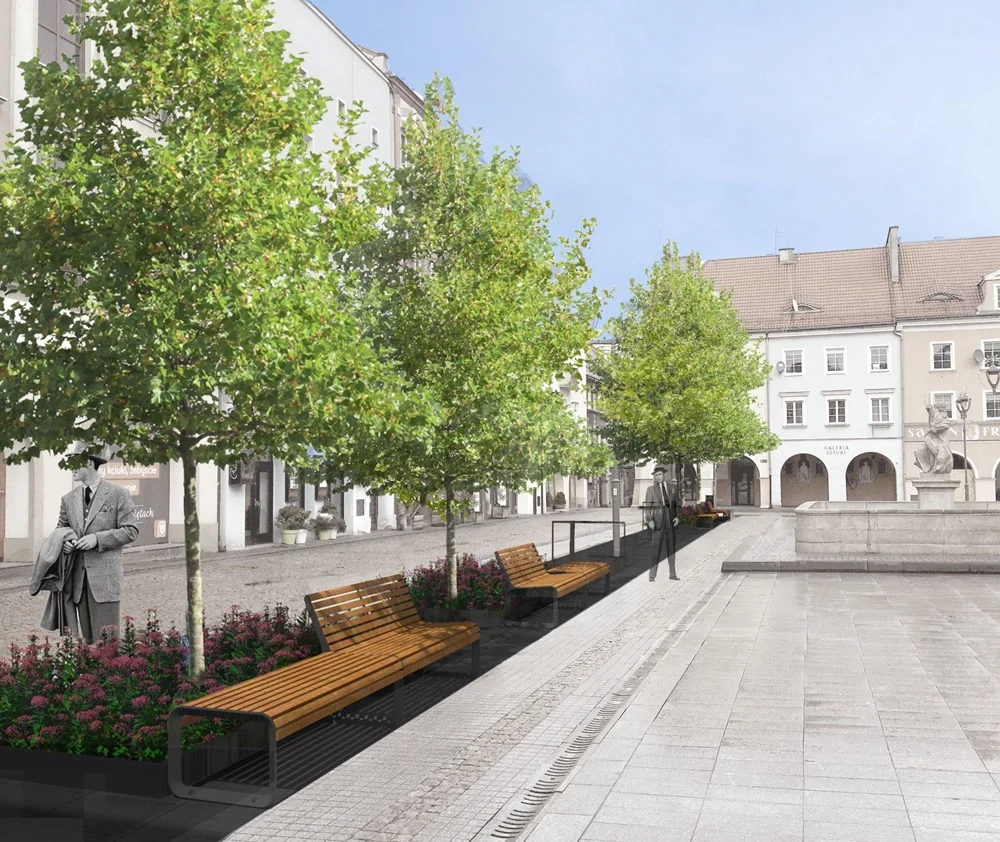 Jest zgoda konserwatora zabytków. Będą nowe drzewa i krzewy na Rynku