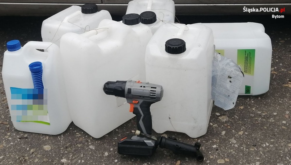 Złodziej paliwa zatrzymany