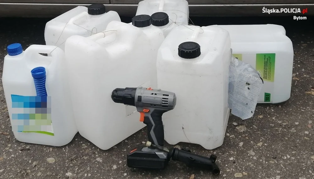 Złodziej paliwa zatrzymany