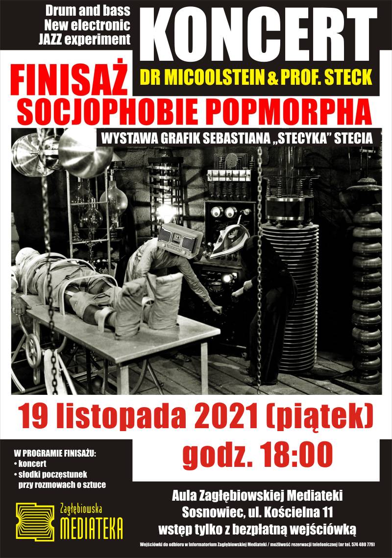 Drum&bass, jazz, hip hop podczas finisażu wystawy "Socjofobie Popmorpha"