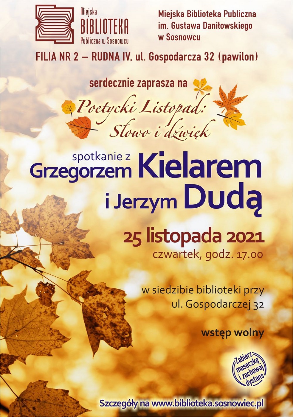 Już jutro spotkanie z Grzegorzem Kielarem i Jerzym Dudą