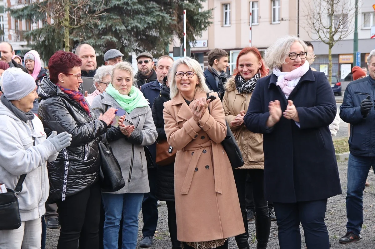 W Sosnowcu otwarto rondo im. Praw Kobiet