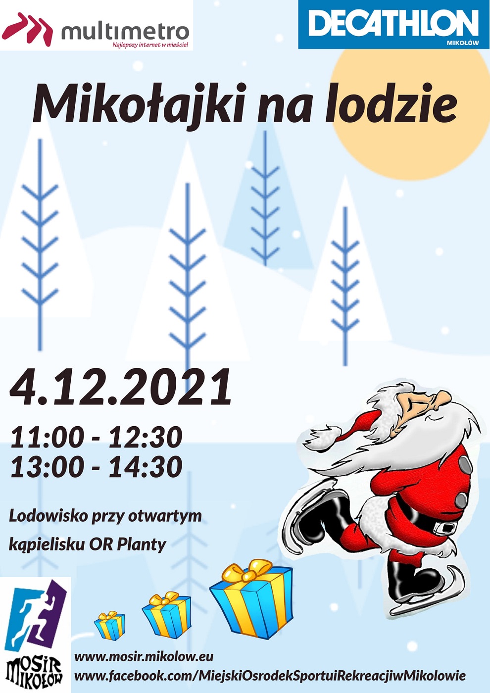 Akcja "Mikołajki na lodzie – otwarcie sezonu na lodowisku"